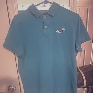 HOLLISTER AE Men’s Vintage Fit Polo Shirt Medium Light Blue